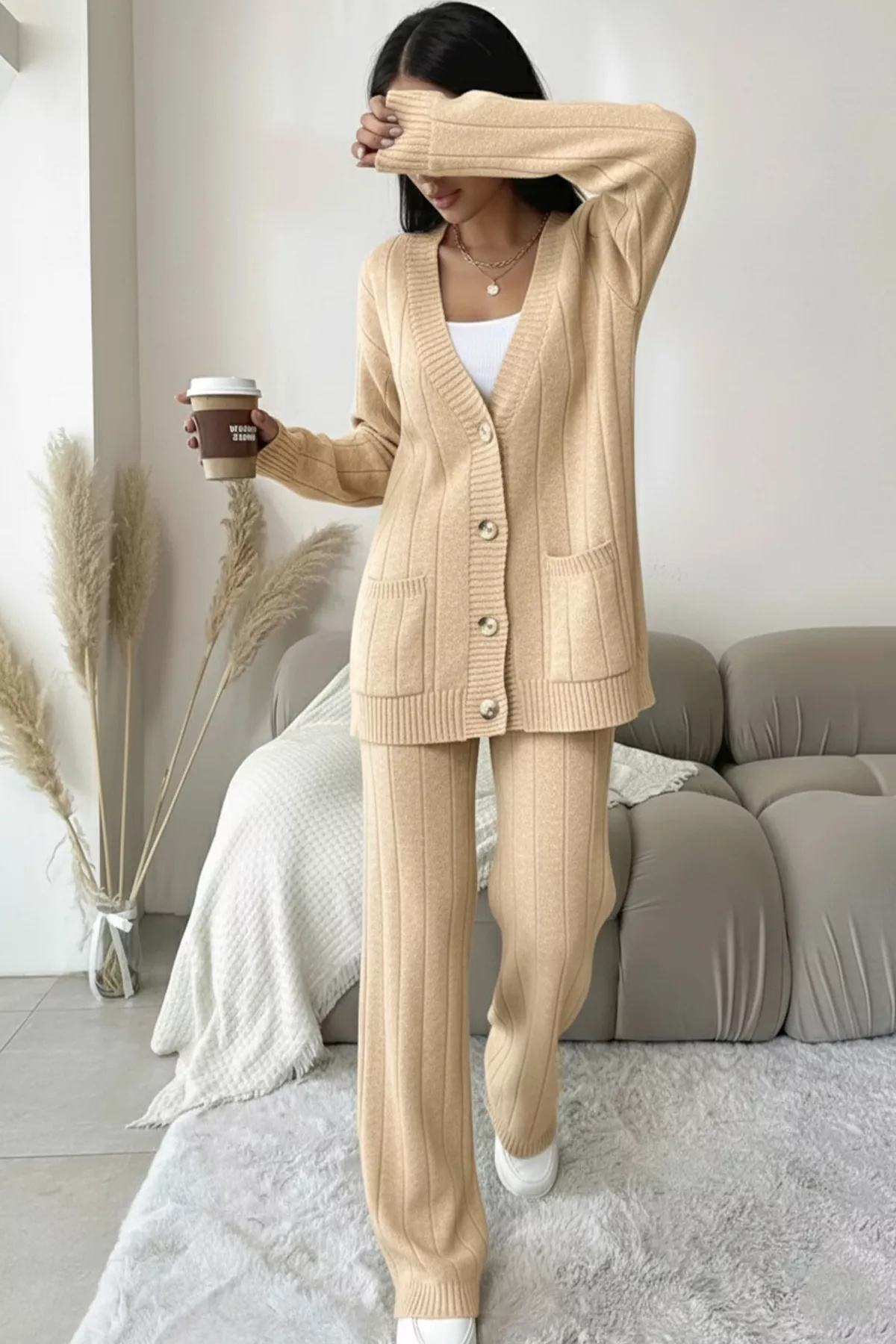 Kadın İkili Triko Takım