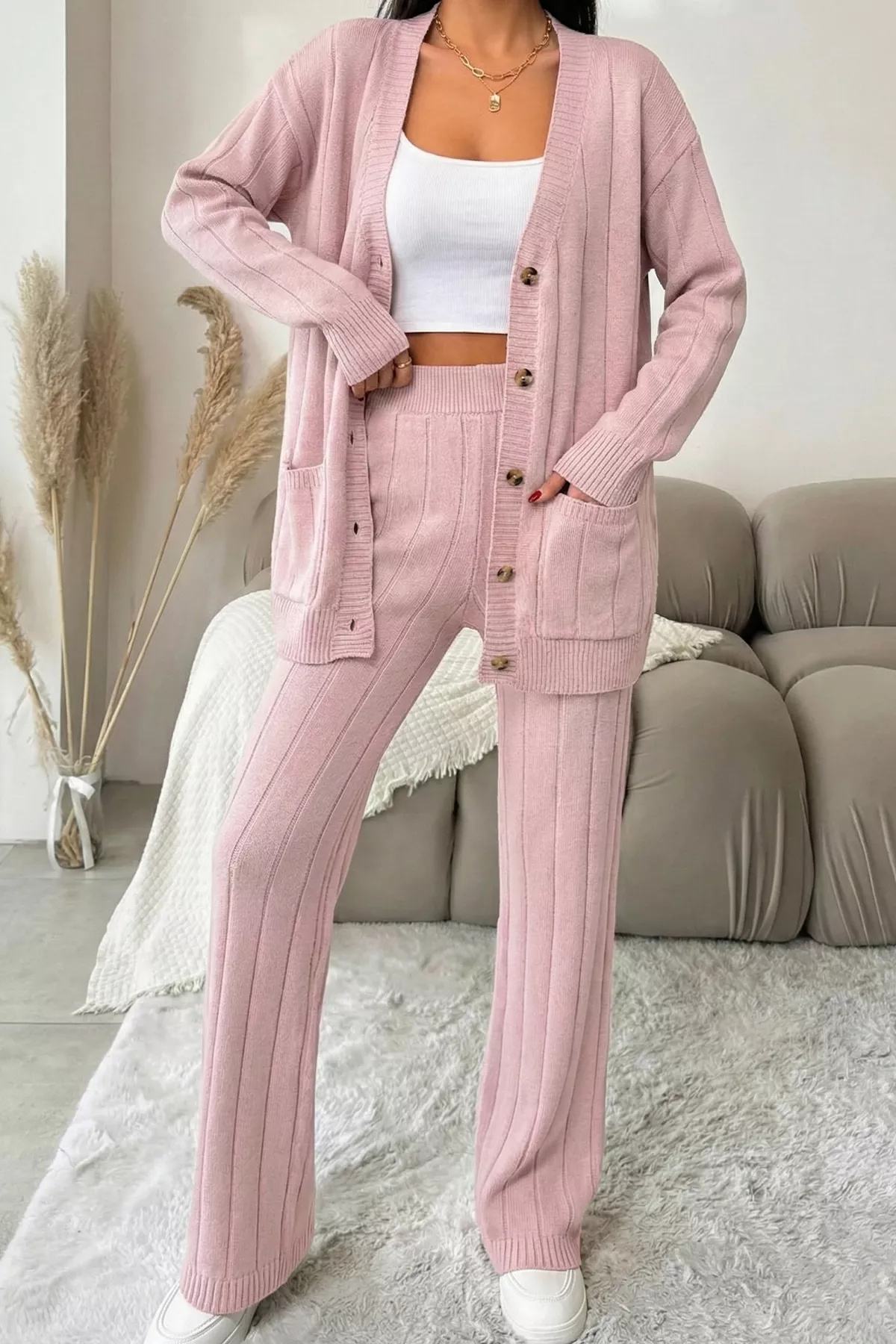 Kadın İkili Triko Takım