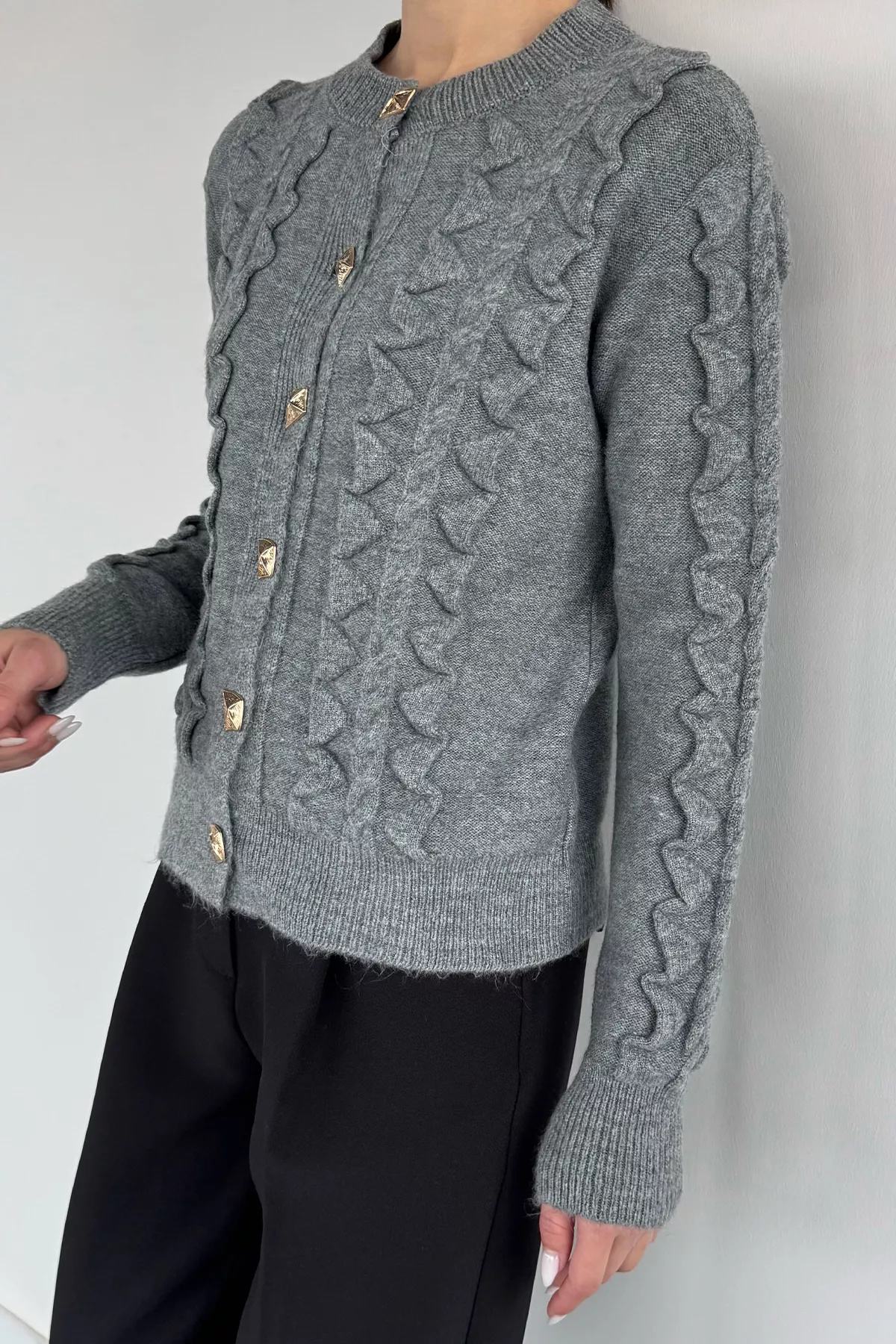 Dokulu Kadın Hırka