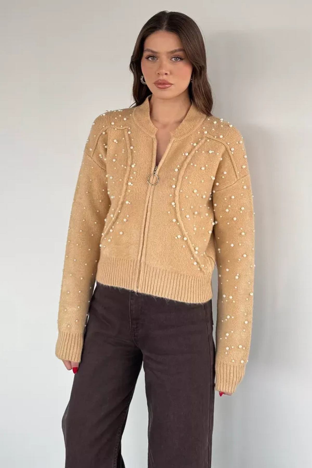 Taşlı Kadın Hırka