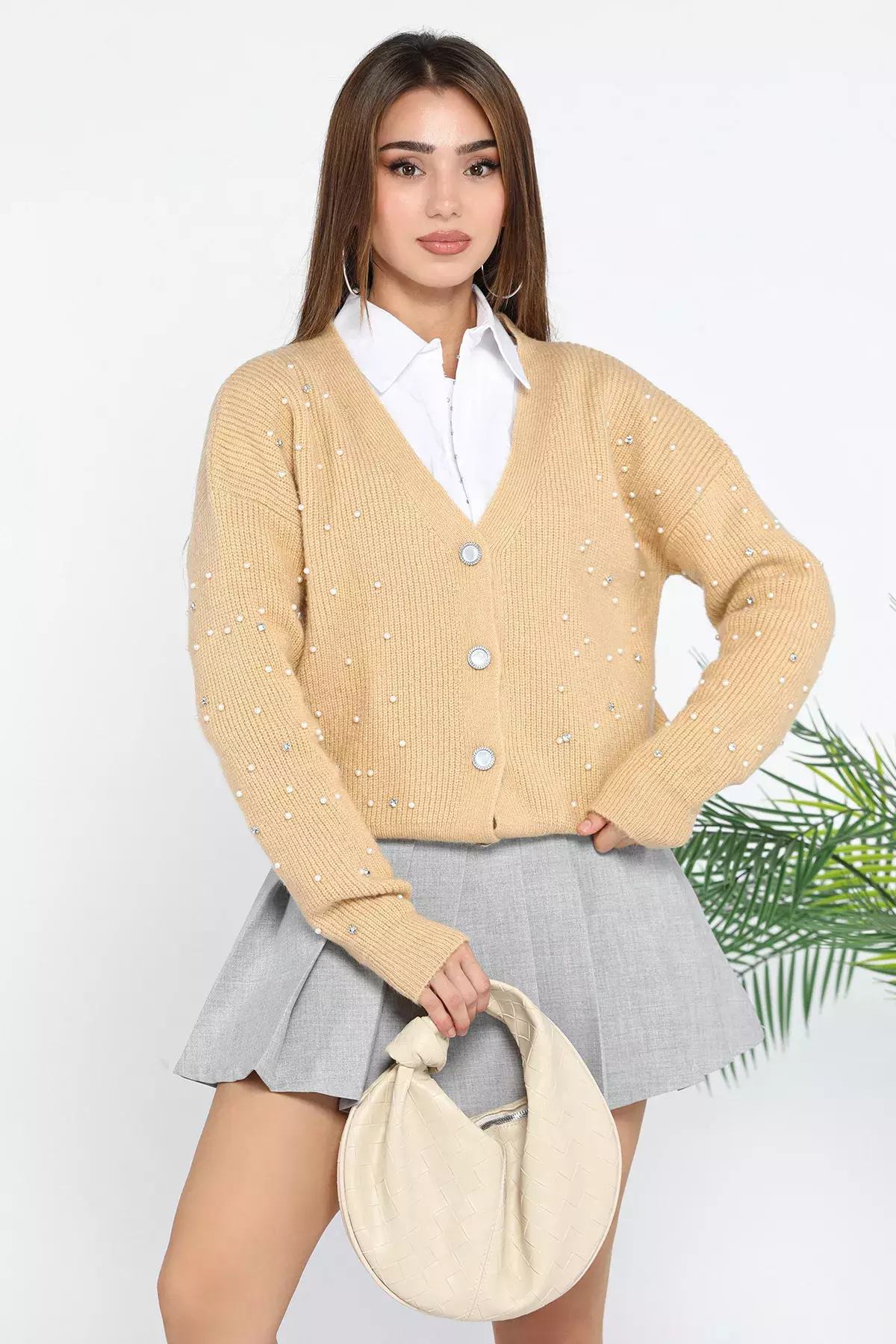 Taşlı Kadın Hırka