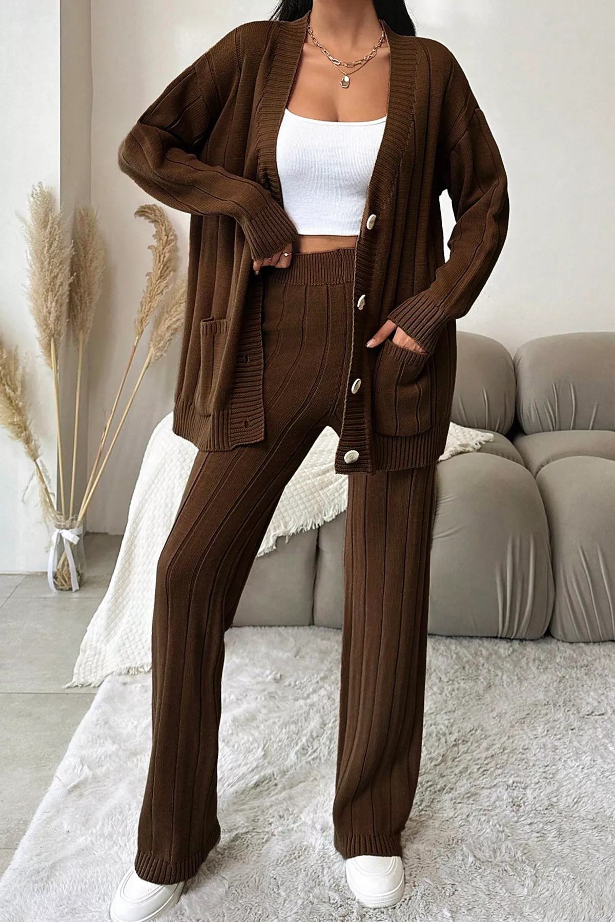 Kadın İkili Triko Takım