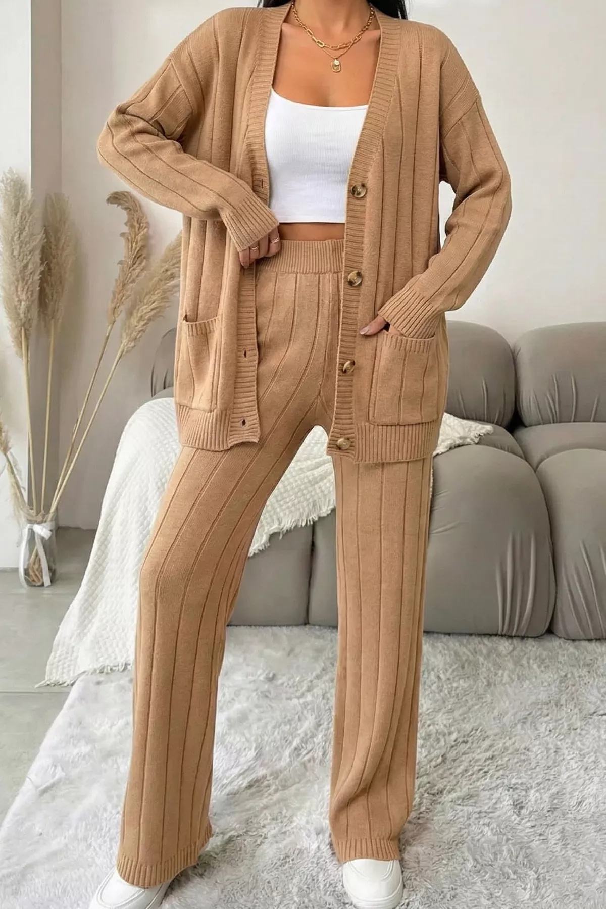 Kadın İkili Triko Takım