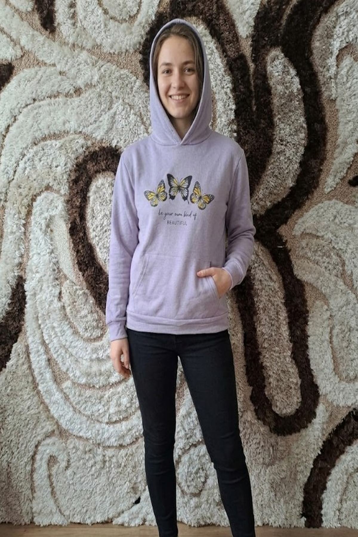Kapüşonlu Kadın Sweatshirt