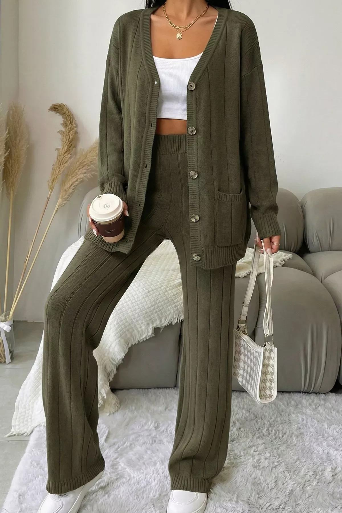 Kadın İkili Triko Takım