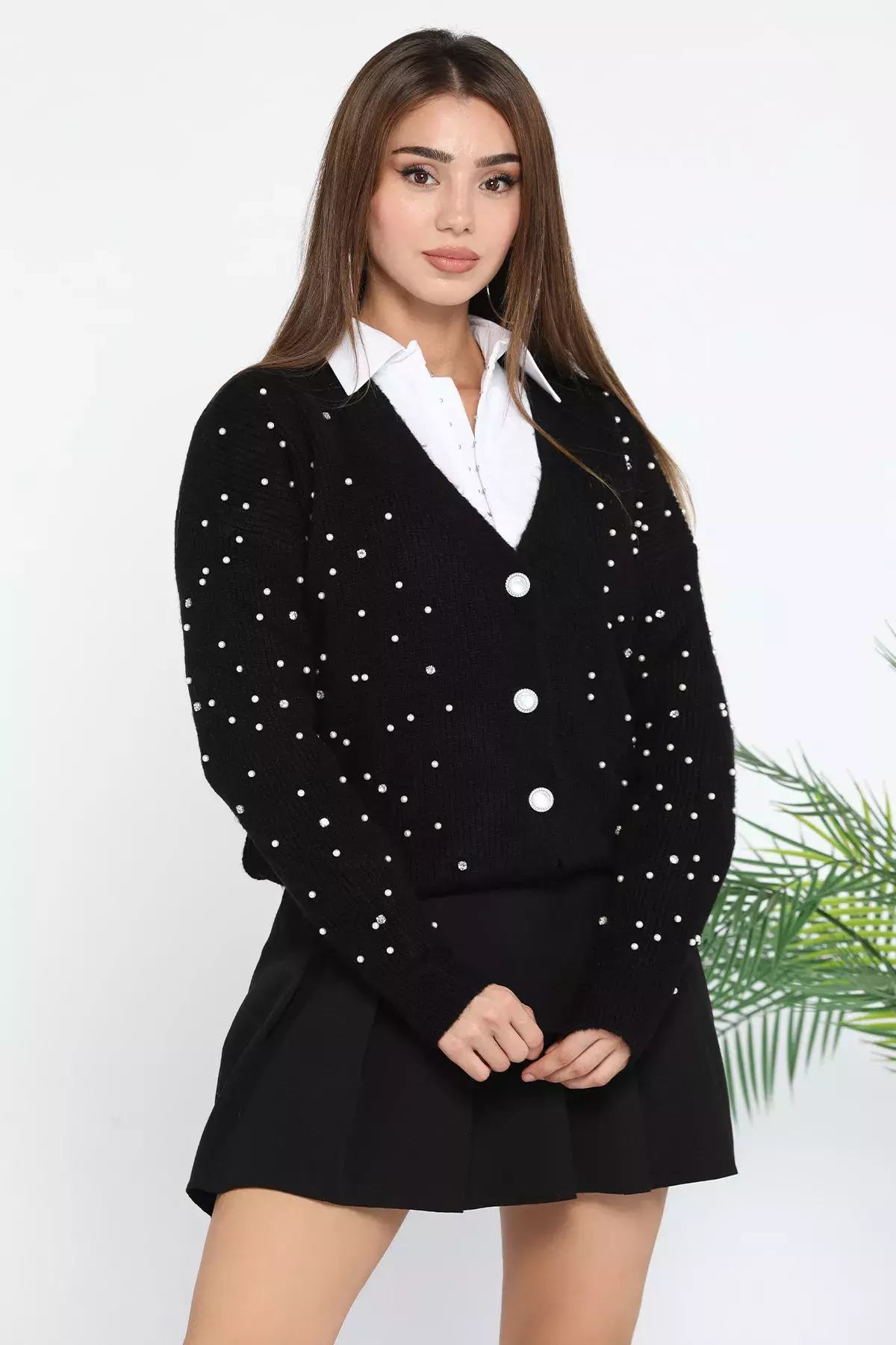 Taşlı Kadın Hırka