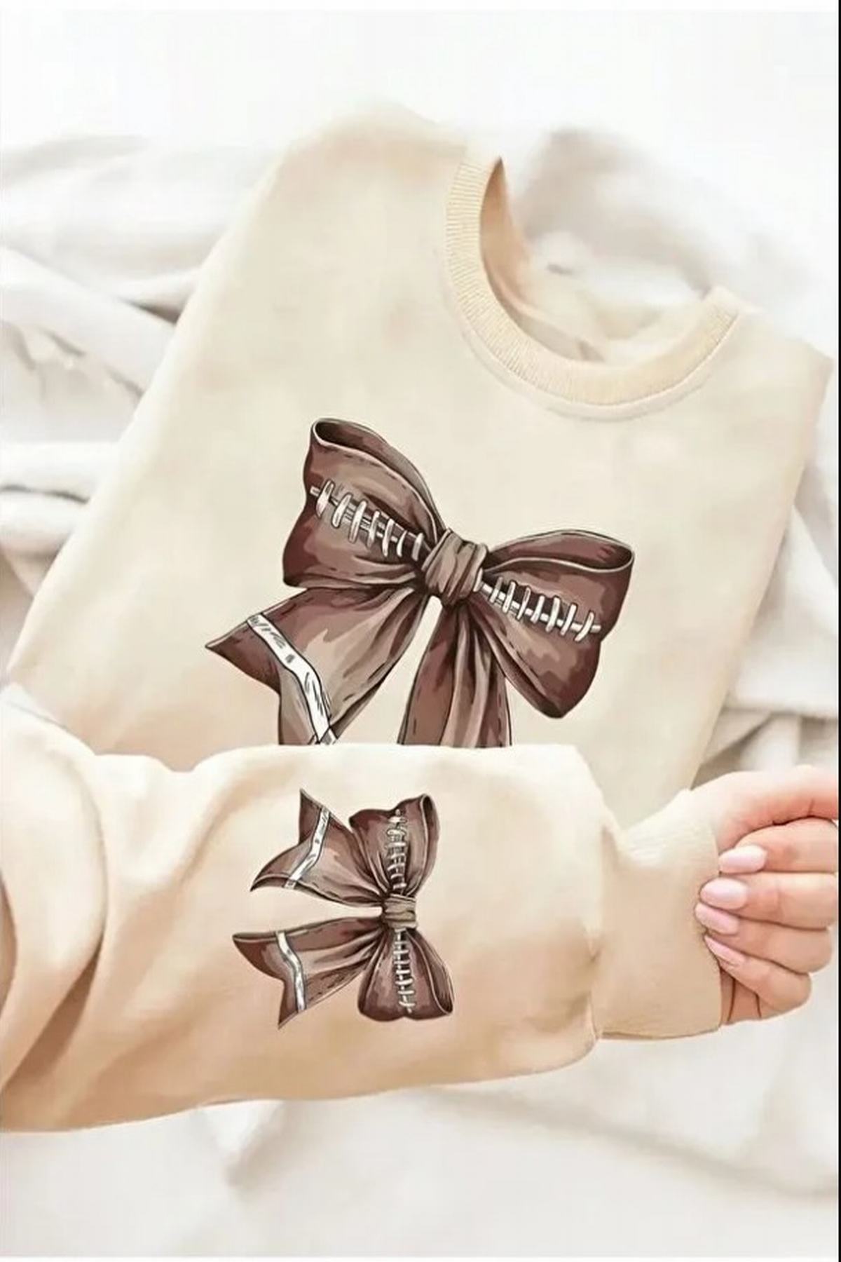 Desenli Kadın Sweatshirt