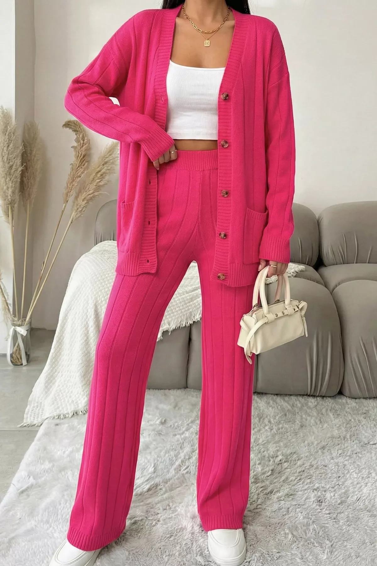 Kadın İkili Triko Takım