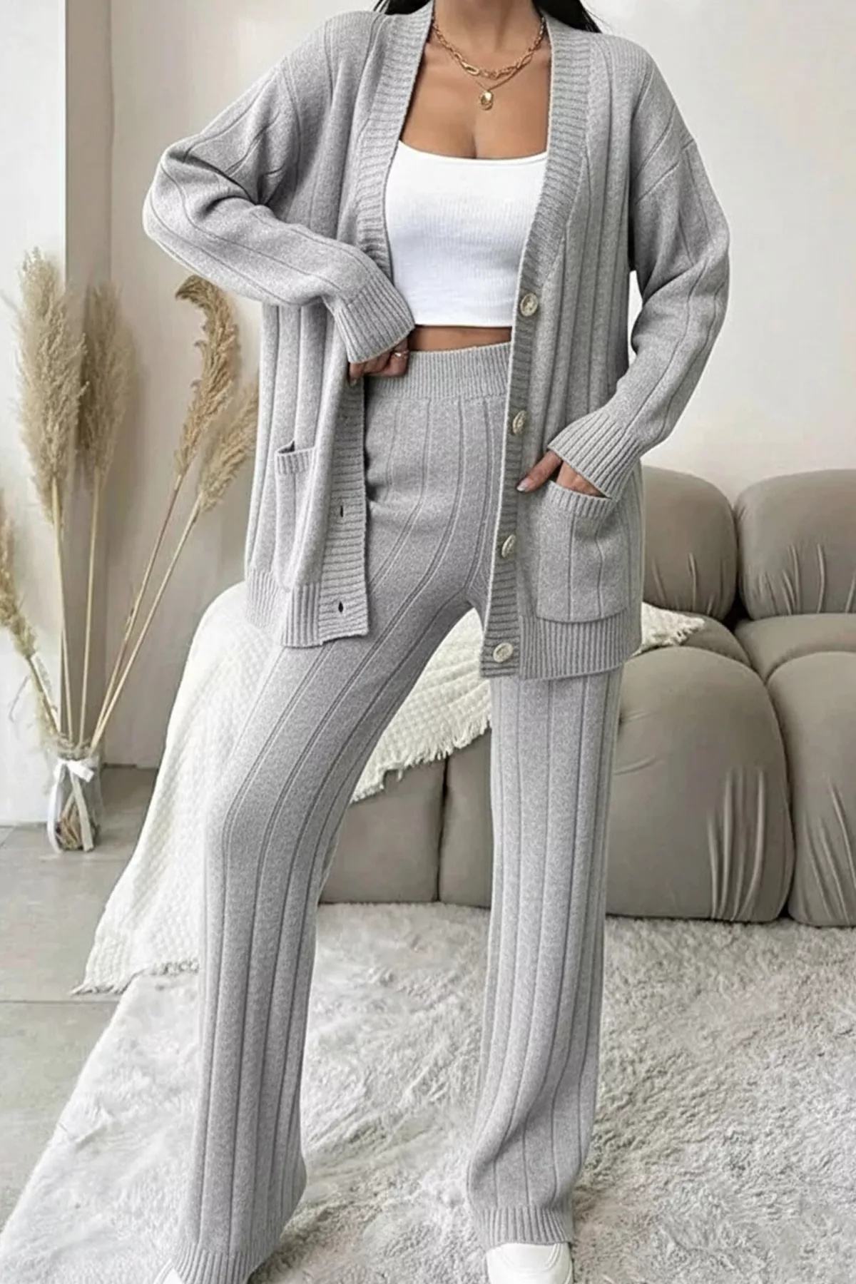 Kadın İkili Triko Takım